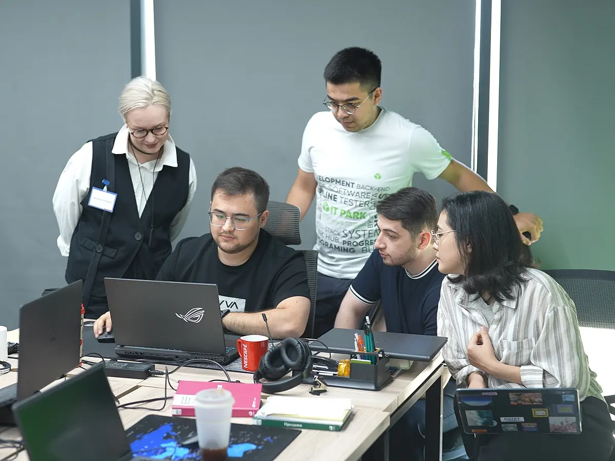 Participants of an AI hackathon at IT Park Uzbekistan, the nation’s largest, government-supported technology hub. Uzbekistan has an advantage many developed economies increasingly lack: a large and growing talent pipeline.